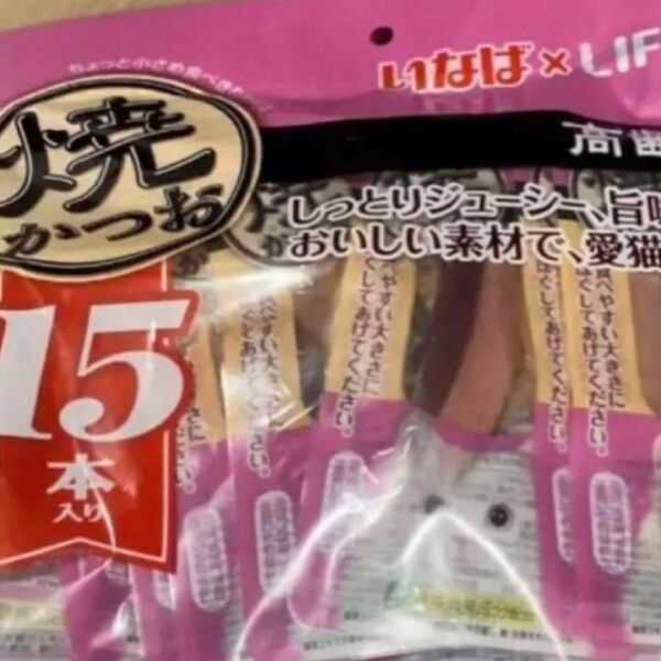 いなば 焼かつお 高齢猫用15本入