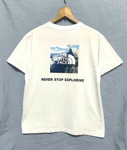 ☆20SS 美品　THE NORTH FACE ノースフェイス　S/S SQUARE YOSEMITE TEE ヨセミテ国立公園 スクエアロゴ クルーネックTシャツ ホワイト S