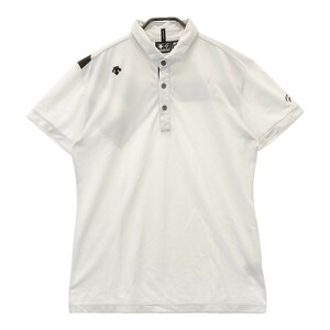 DESCENTE GOLF デサントゴルフ 半袖ポロシャツ ホワイト系 L [240101199696] ゴルフウェア メンズ
