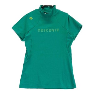 DESCENTE GOLF デサントゴルフ ハイネック 半袖Tシャツ グリーン系 M [240101208005] ゴルフウェア レディース