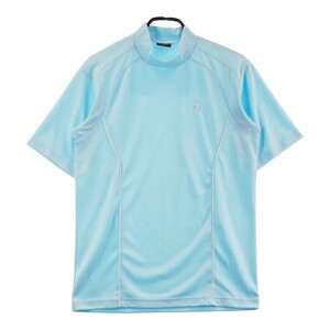 TAYLOR MADE テーラーメイド ハイネック 半袖Tシャツ ブルー系 S [240101209510] ゴルフウェア メンズ