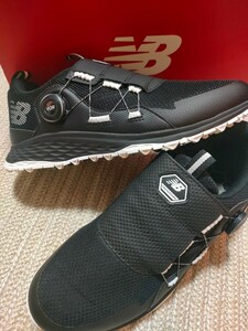 新品 定価18700 New Balance ゴルフシューズ MGB4700B 28.5cm ブラック 黒 BOA ニューバランス スパイク メンズ ゴルフ