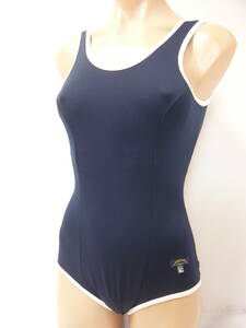 4527 YACHT white piping navy blue color .. swimsuit S size 