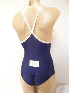 4531 YACHT after number attaching white .. string × lustre navy Junior .. swimsuit 150 size 