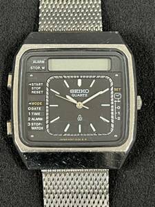 0010-0544 1円出品 時計 腕時計 SEIKO セイコー H357-5060 デジアナ QUARTZ クォーツ 不動品 稼動未確認