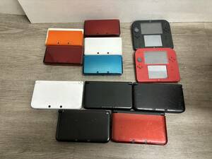 ☆ 3DS ☆ ニンテンドー3DS LL 他 １２台 まとめ売り ジャンク Nintendo 3DS 2DS 任天堂 レッドブラック ホワイト フレアレッド