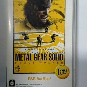 PSP ソフト KONAMI コナミ メタルギアソリッド METAL GEAR SOLID PEACE WALKER プレステ プレイステーション ポータブル 携帯 ゲーム 中古