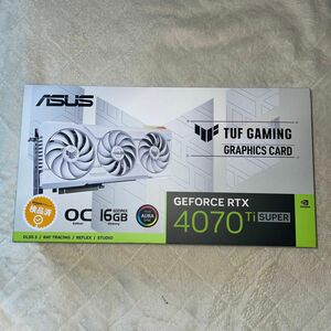 【新品】ASUS TUF RTX4070Ti SUPER O16G-BTF-WHITE 