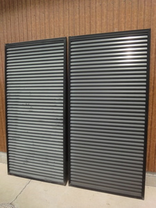 T-631 together 2 pieces set steel sliding storm shutter approximately W890xH1832xD27mm DIY reform repair repair 