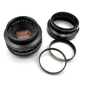 LEICA Leica SUMMICRON-R 50mm F2z micro n film camera lens LEITZ WETZLAR lens f- drain z filter attaching used present condition goods 