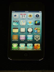 Apple　iPod touch　32B　Black ブラック　MC544J/A　第４世代 4th Generation　動作確認済　液晶画面現状品