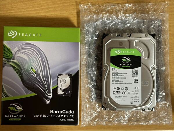 【送料込み】3.5インチ HDD　Seagate BarraCuda ST8000DM004 [8TB SATA600 5400] ②