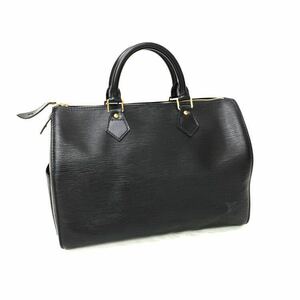  Louis Vuitton LOUIS VUITTON epi кожа черный Mini сумка "Boston bag" 
