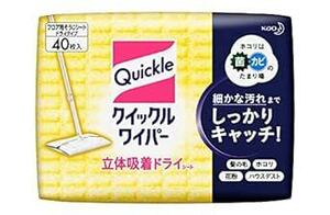 クイックルワイパー フロア用掃除道具 ドライシート 40