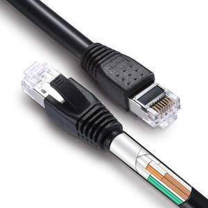 CAT8 LANケーブル [DanYee一年保証] 40Gbps 2000MHz 超高速インターネットケーブル 高速銅導線採用 二