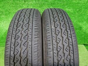 ブリヂストン ブリジストン BS 夏タイヤ 2本セット K370 145/80R12 80/78N LT 2021年 7分山