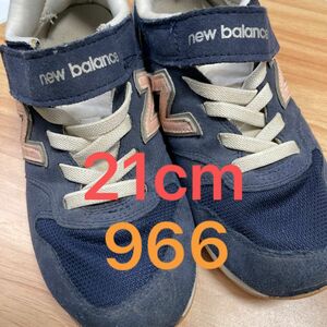 ニューバランス スニーカー New Balance ネイビー　21cm YV996RC3