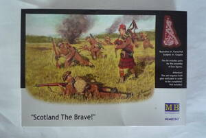 マスターボックス Master Box 3547 1/35 第二次世界大戦・イギリス 歩兵4体 スコットランド兵 バグパイプ付 (Scotland The Brave！)