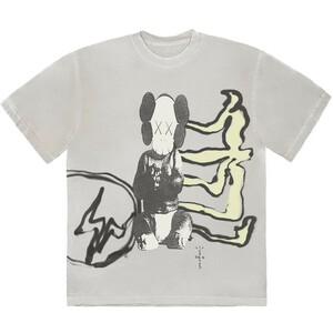 【新品未開封】 CACTUS JACK x KAWS x fragment design 半袖 Tシャツ XL 白 カウズ Travis Scott トラヴィス・スコット 藤原ヒロシ