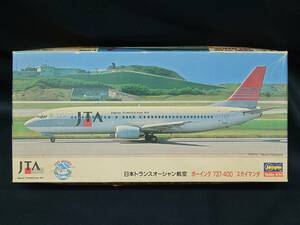 プラモデル　未組立　ハセガワ　1/200 日本トランスオーシャン航空 ボーイング 737-400 スカイマンタ / BOEING 737-400 SKYMANTA /HASEGAWA