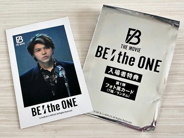 BE:FIRST BEtheONE 入場者特典 フォト風カード レオ