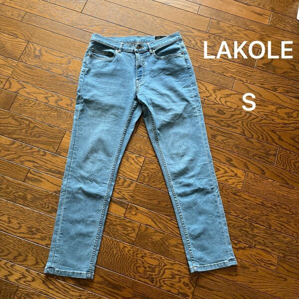 LAKOLE ストレッチデニムスムパンツ　S