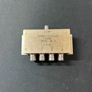  used Mini circuit MINI-CIRCUITS 8 distributor ZFSC-8-1 8 Ways Power Splitter, 0.5 - 175 MHz, 50 Connector Type: BNC