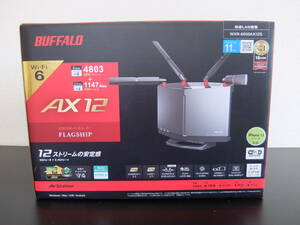 Buffalo 美品wi-fi ルーターWXR-6000AX12S無線LANwifi6対応