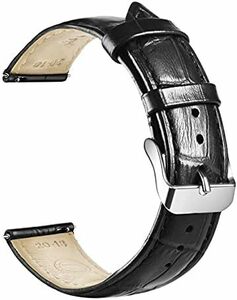 [Aullivillen] wristwatch belt 24mm 22mm 20mm 18mm for exchange clock band leather quick release -stroke la