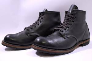  waste number REDWING 2016 year made 9014 BECKMAN/ Beck man rare 10D popular color finest quality BLACK/ black sole deterioration less!! 2 times use ./ valuable . ultimate beautiful goods black 