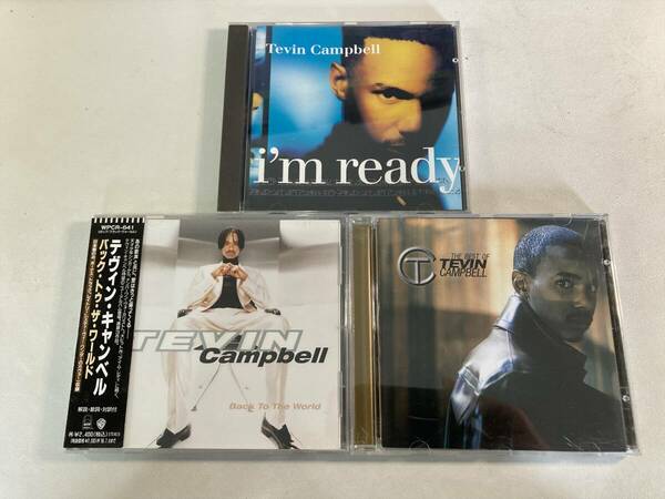 W8766 テヴィン・キャンベル 3枚セット｜The Best Of Tevin Campbell I'm Ready Back to the World