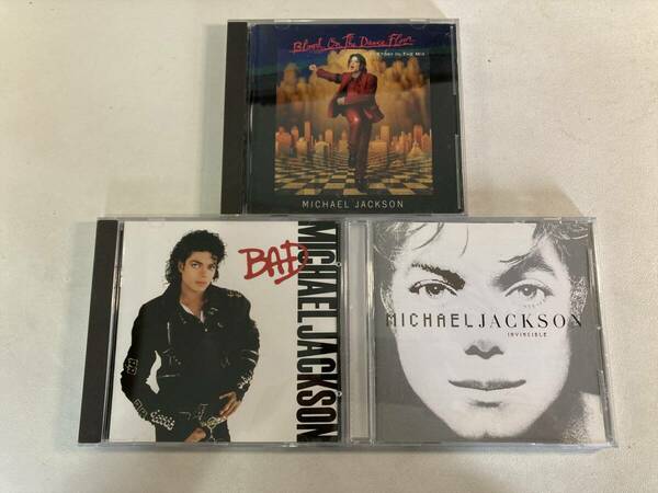 W8773 マイケル・ジャクソン 3枚セット｜Michael Jackson Bad Invincible Blood On The Dance Floor: HIStory In The Mix