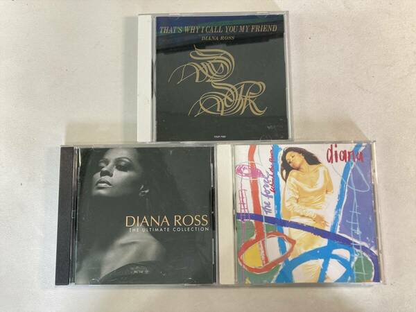 W8781 ダイアナ・ロス 3枚セット｜Diana Ross That's Why I Call You My Friend The Force Behind The Power Ultimate Collection