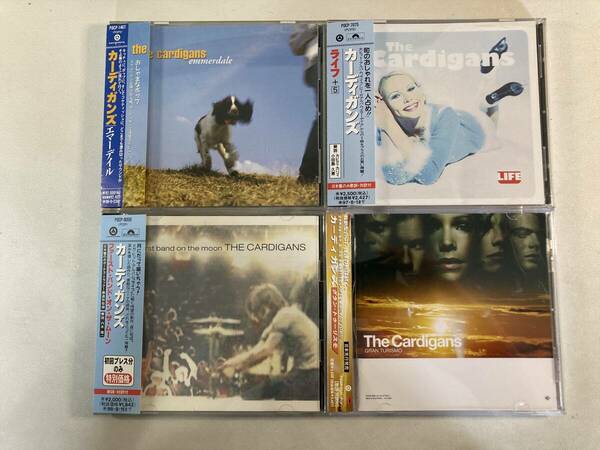 W8783 カーディガンズ 国内盤 帯付き 4枚セット｜The Cardigans Emmerdale Life First Band on the Moon Gran Turismo