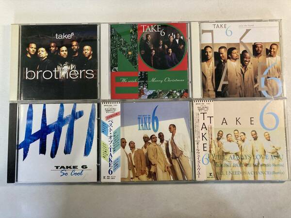 W8786 テイク6 6枚セット｜Best Of TAKE 6 Join the Band Brothers So Cool We Wish You a Merry Christmas Always Love You