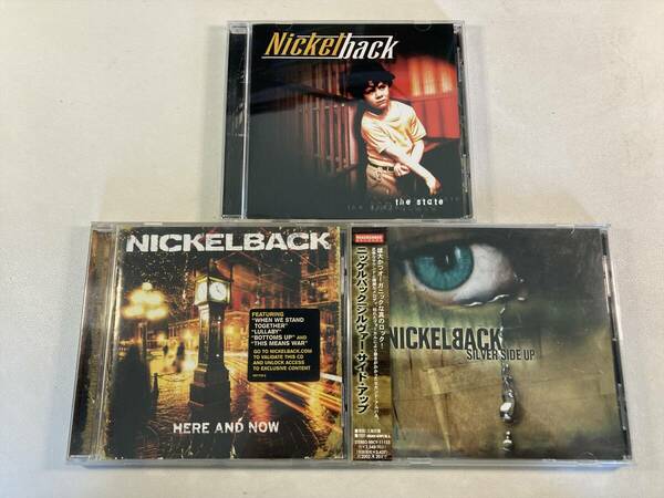 W8812 ニッケルバック 3枚セット｜Nickelback The State Silver Side Up Here and Now
