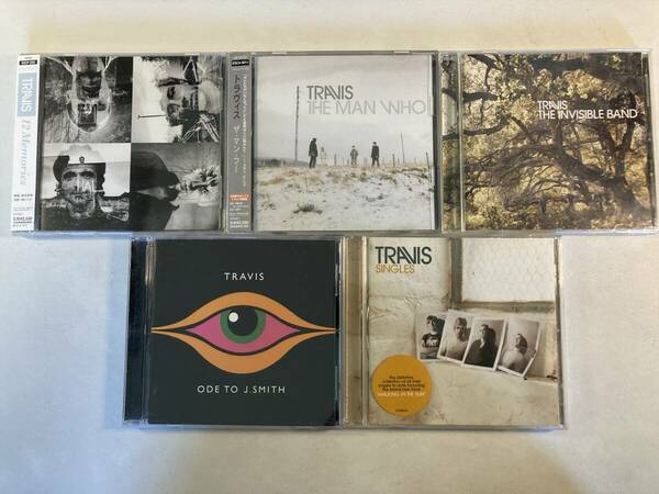W8826 トラヴィス 5枚セット｜Travis Singles Ode To J.Smith 12 Memories The Invisible Band The Man Who