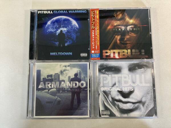 W8843 ピットブル 4枚セット｜Pitbull Armando Planet Pit Global Warming Original Hits