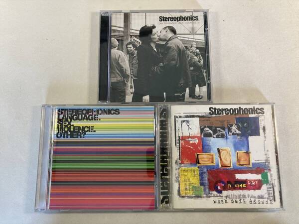 W8855 ステレオフォニックス 3枚セット|Stereophonics Word Gets Around Performance and Cocktails Language. Sex. Violence. Other?
