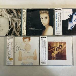 W8863 セリーヌ・ディオン 国内盤 帯付き 5枚セット｜Celine Dion The Colour of My Love D'eux All the Way... A Decade of Song