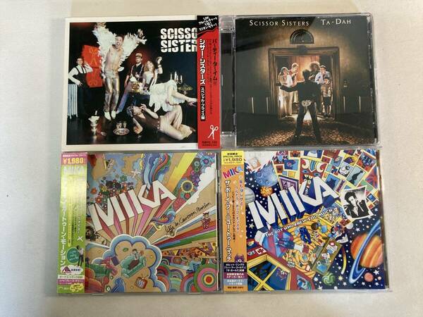 W8912 シザー・シスターズ MIKA 4枚セット｜Scissor Sisters ミーカ TA-DAH Life in Cartoon Motion The Boy Who Knew Too Much
