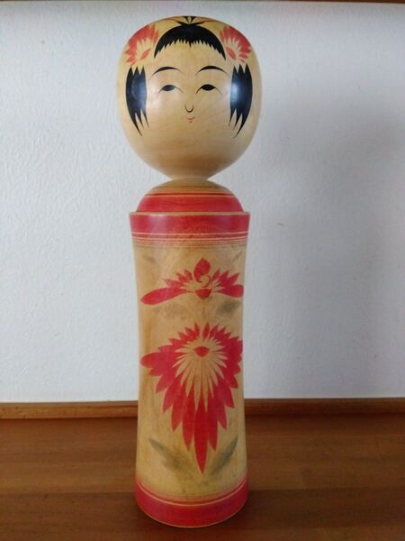 伝統こけし 鳴子 こけし 秋山忠男