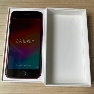 1円スタート中古iPhone SE 第3世代 64GB （PRODUCT）RED SIMフリー