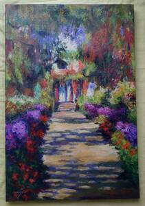 [Artworks]クロード・モネ|モネの庭の小道、ジヴェルニー|1902年|肉筆|油彩|原画|鑑定書