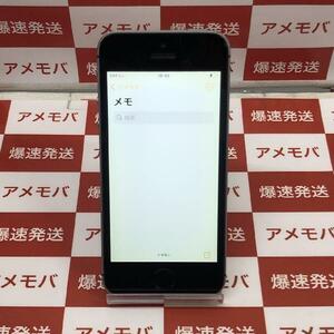 iPhoneSE 16GB AU版SIMフリー スペースグレイ 訳あり品[265034]