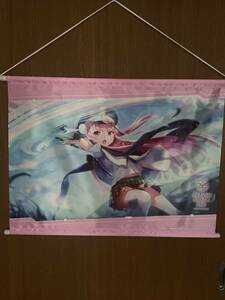 B4[100 jpy ~]hebn bar nz red B2 tapestry . see tama beautiful young lady anime width length tapestry 