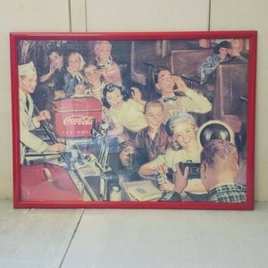 ◆Coca Cola コカ・コーラ ジグソーパズル 2000ピース「仲間達」完成品 パネル◆C1866