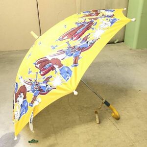 # retro зонт непромокаемая одежда зонт от дождя зонт детский Kids желтый цвет герой нейлон 100% аниме .8шт.@ хранение товар текущее состояние товар #C30291