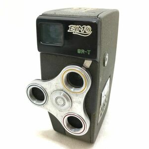 # ELMO エルモ 8R-T フィルムカメラ 三眼 光学機器 カメラ レトロ 家電 AV機器 写真 傷有 ジャンク品 #C30226