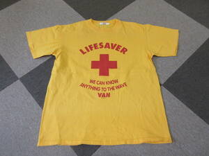 80s90s VAN JAC ヴィンテージ Tシャツ Lサイズ シングルステッチ 日本製 ヴァンヂャケット オールド アーカイブ 石津謙介 アイビー 